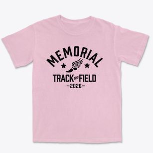 Memorial High School Track and Field Premium Heavyweight T-shirt