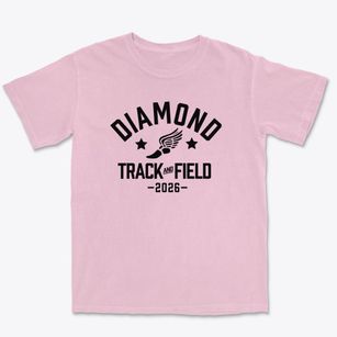 Diamond Bar Friends Preschool Track and Field Premium Heavyweight T-shirt