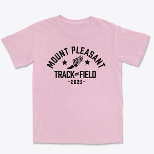 Mount Pleasant Elementary School Track and Field Premium Heavyweight T-shirt