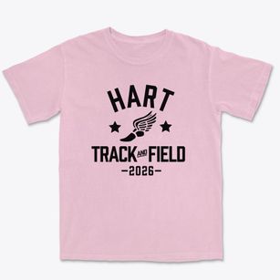 Hart Middle School Track and Field Premium Heavyweight T-shirt