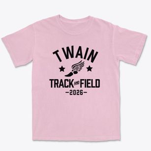 Twain Middle School Track and Field Premium Heavyweight T-shirt
