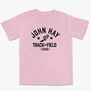 John Hay Elementary School Track and Field Premium Heavyweight T-shirt