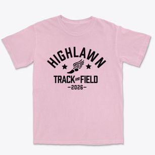 Highlawn Elementary School Track and Field Premium Heavyweight T-shirt