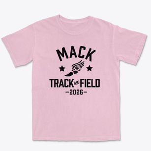 Mack Achievement Center Track and Field Premium Heavyweight T-shirt