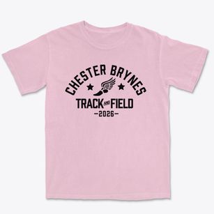 Chester Brynes Elementary School Track and Field Premium Heavyweight T-shirt