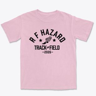 R F Hazard Elementary School Track and Field Premium Heavyweight T-shirt