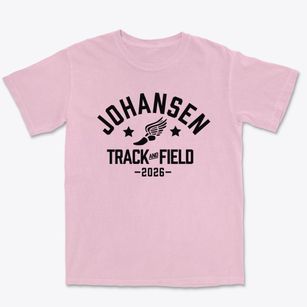 Johansen High School Track and Field Premium Heavyweight T-shirt