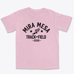 Mira Mesa High School Track and Field Premium Heavyweight T-shirt