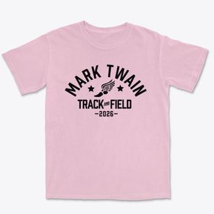 Mark Twain Elementary School Track and Field Premium Heavyweight T-shirt