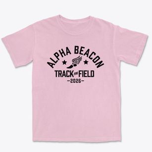 Alpha Beacon Christian School Track and Field Premium Heavyweight T-shirt