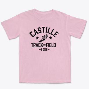 Castille Elementary School Track and Field Premium Heavyweight T-shirt