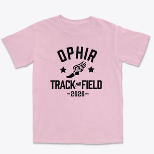 Ophir Elementary School Track and Field Premium Heavyweight T-shirt
