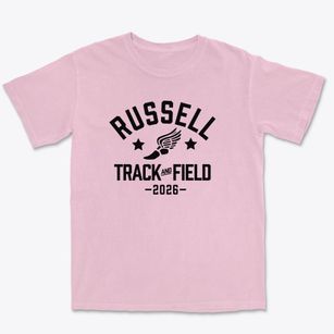 Russell Elementary School Track and Field Premium Heavyweight T-shirt