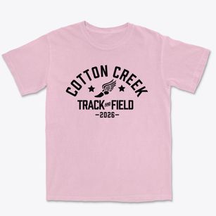 Cotton Creek Elementary School Track and Field Premium Heavyweight T-shirt