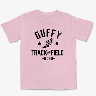 Duffy Elementary School Track and Field Premium Heavyweight T-shirt