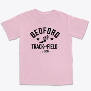 Bedford Middle School Track and Field Premium Heavyweight T-shirt