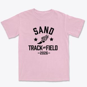 Sand Elementary School Track and Field Premium Heavyweight T-shirt