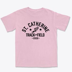 Saint Catherine Of Siena School Track and Field Premium Heavyweight T-shirt