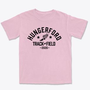 Hungerford Elementary School Track and Field Premium Heavyweight T-shirt