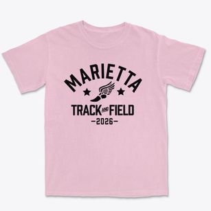 Marietta Middle School Track and Field Premium Heavyweight T-shirt