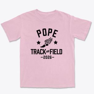 Pope High School Track and Field Premium Heavyweight T-shirt