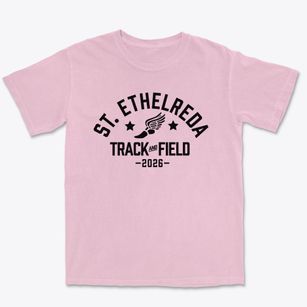 Saint Ethelreda School Track and Field Premium Heavyweight T-shirt