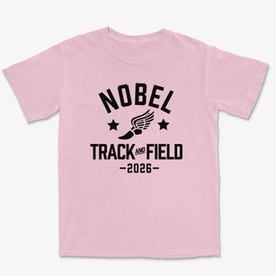 Nobel Elementary School Track and Field Premium Heavyweight T-shirt