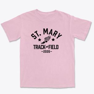 Saint Mary School Track and Field Premium Heavyweight T-shirt