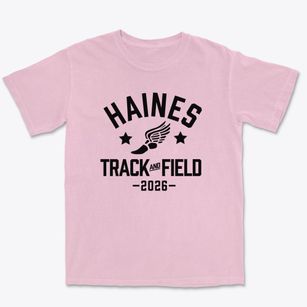 Haines Elementary School Track and Field Premium Heavyweight T-shirt