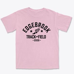 Edgebrook Elementary School Track and Field Premium Heavyweight T-shirt