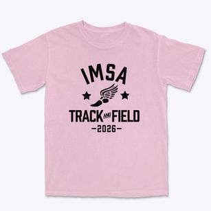 Illinois Mathematics And Science Academy Track and Field Premium Heavyweight T-shirt