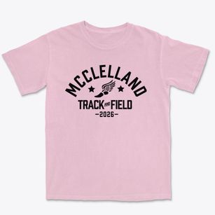 Mcclelland Elementary School Track and Field Premium Heavyweight T-shirt