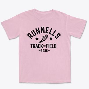 Runnells Elementary School Track and Field Premium Heavyweight T-shirt