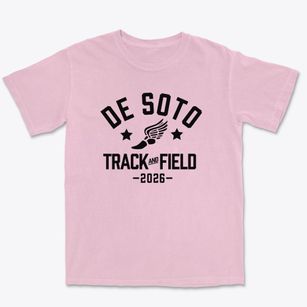 De Soto Intermediate School Track and Field Premium Heavyweight T-shirt