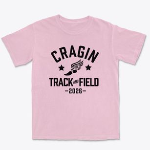 Cragin Elementary School Track and Field Premium Heavyweight T-shirt