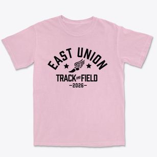 East Union Community Schools Track and Field Premium Heavyweight T-shirt