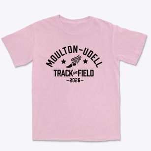 Moulton-udell Community School Track and Field Premium Heavyweight T-shirt