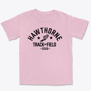 Hawthorne Elementary School Track and Field Premium Heavyweight T-shirt