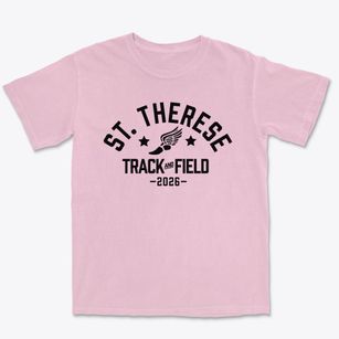 Saint Therese School Track and Field Premium Heavyweight T-shirt