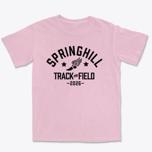 Springhill High School Track and Field Premium Heavyweight T-shirt