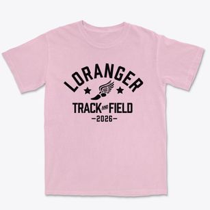 Loranger Middle School Track and Field Premium Heavyweight T-shirt