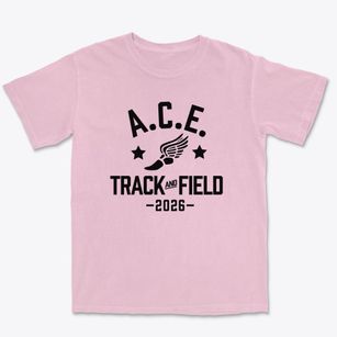 A.c.e. High School Track and Field Premium Heavyweight T-shirt