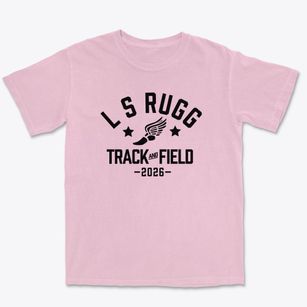 L S Rugg Elementary School Track and Field Premium Heavyweight T-shirt