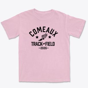 Comeaux High School Track and Field Premium Heavyweight T-shirt