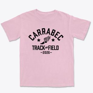 Carrabec High School Track and Field Premium Heavyweight T-shirt