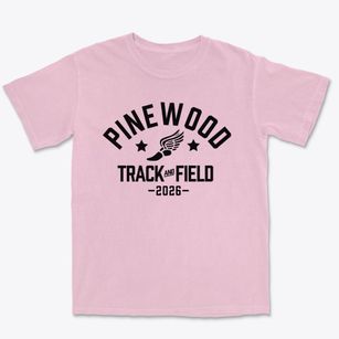 Pinewood Elementary School Track and Field Premium Heavyweight T-shirt