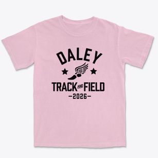 James S. Daley Middle School Track and Field Premium Heavyweight T-shirt