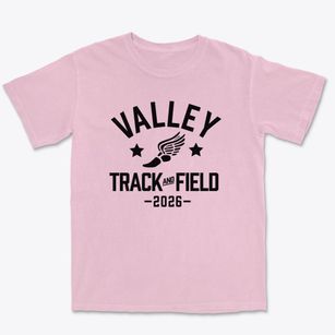 Valley Christian Track and Field Premium Heavyweight T-shirt
