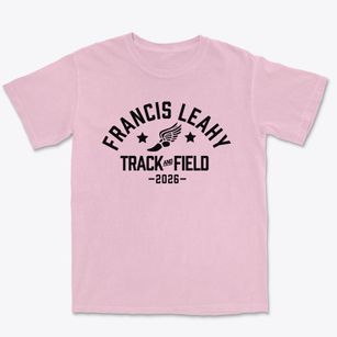 Francis Leahy Elementary School Track and Field Premium Heavyweight T-shirt