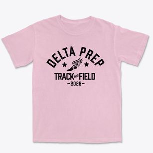Detroit Delta Preparatory School Track and Field Premium Heavyweight T-shirt